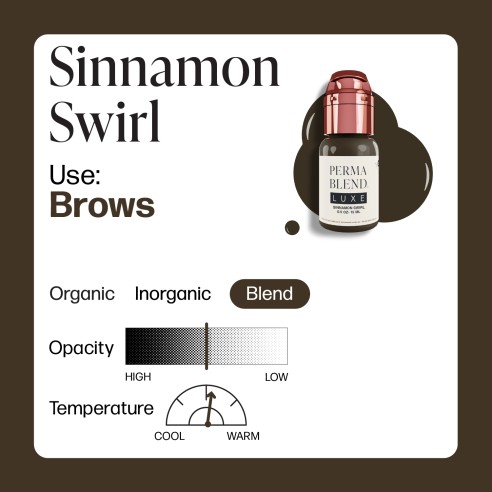 SINNAMON SWIRL - Perma Blend Luxe - 15ml - Pigmento PMU REACH