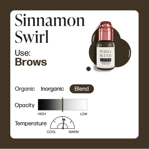 SINNAMON SWIRL - Perma Blend Luxe - 15ml - Pigmento PMU REACH