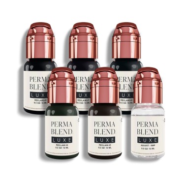Stevey G. RECLAIM Set Trico - Perma Blend Luxe - 6x15ml - Pigmenti PMU REACH
