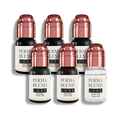 Stevey G. RECLAIM Set Trico - Perma Blend Luxe - 6x15ml - Pigmenti PMU REACH