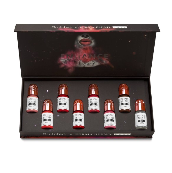 Carla Ricciardone ENHANCE Set - Perma Blend Luxe - 8x15ml - Pigmenti PMU REACH