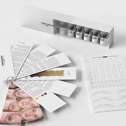 Paulina Osinkowska OMBRE BROWS Set - Perma Blend Luxe - 6x15ml - Pigmenti PMU REACH