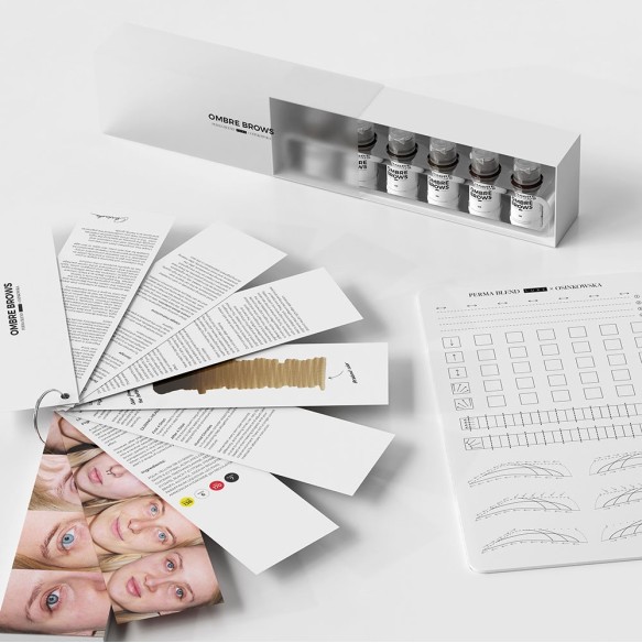 Paulina Osinkowska OMBRE BROWS Set - Perma Blend Luxe - 6x15ml - Pigmenti PMU REACH
