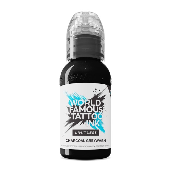CHARCOAL GREYWASH - World Famous Limitless - Colore Tattoo REACH