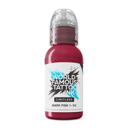 DARK PINK 1 V2 - World Famous Limitless - 30ml - Colore Tattoo REACH