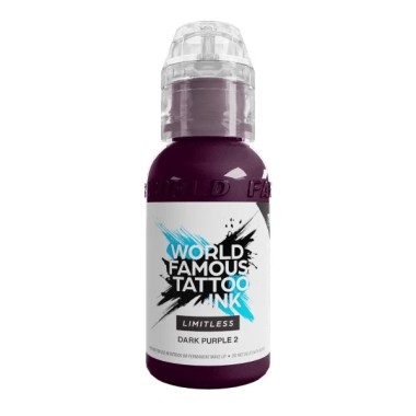 DARK PURPLE 2 - World Famous Limitless - 30ml - Colore Tattoo REACH