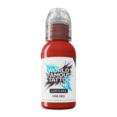 FIRE RED - World Famous Limitless - 30ml - Colore Tattoo REACH