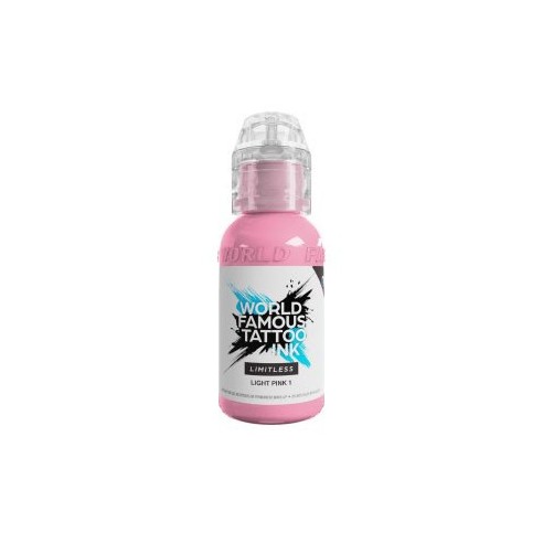 LIGHT PINK 1 - World Famous Limitless - 30ml - Colore Tattoo REACH