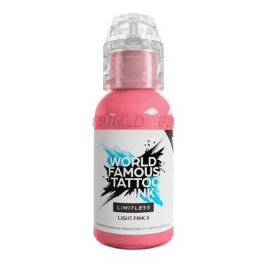 LIGHT PINK 3 - World Famous Limitless - 30ml - Colore Tattoo REACH