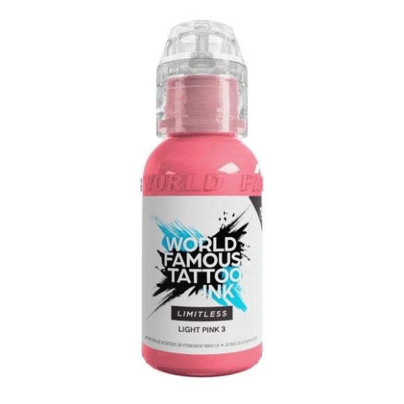 LIGHT PINK 3 - World Famous Limitless - 30ml - Colore Tattoo REACH