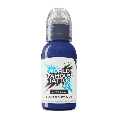 LIGHT VIOLET 2 V2 - World Famous Limitless - 30ml - Colore Tattoo REACH