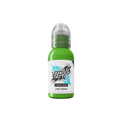 LIME GREEN - World Famous Limitless - 30ml - Colore Tattoo REACH