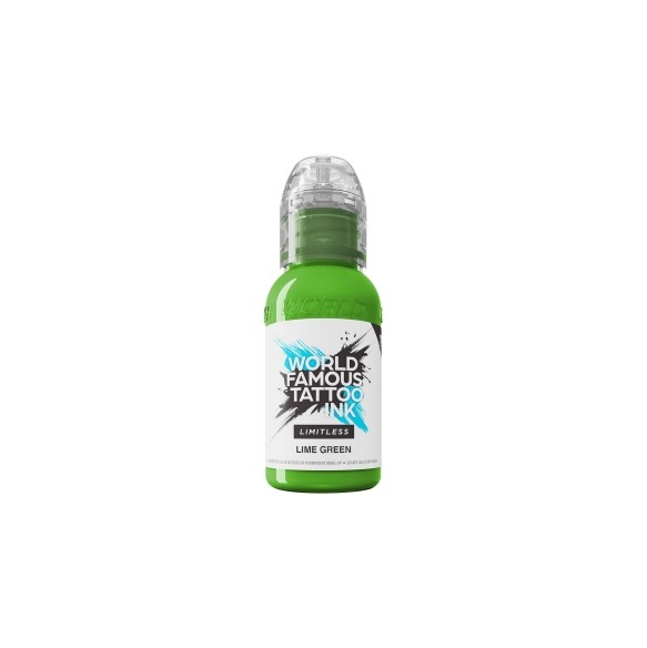 LIME GREEN - World Famous Limitless - 30ml - Colore Tattoo REACH