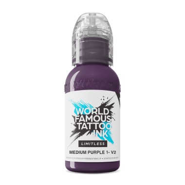 MEDIUM PURPLE 1 V2 - World Famous Limitless - 30ml - Colore Tattoo REACH