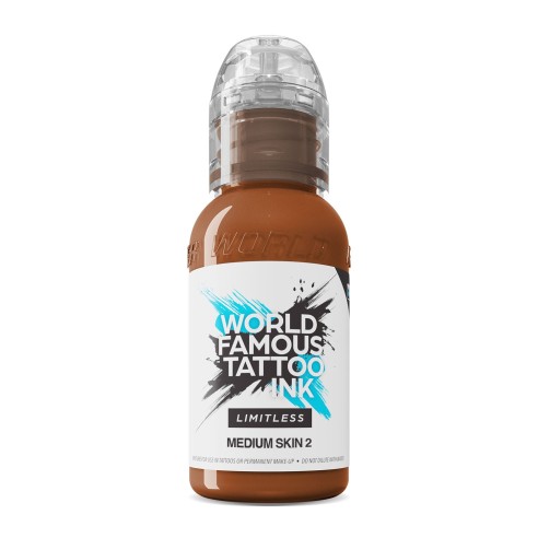 MEDIUM SKIN 2 Michele Turco - World Famous Limitless - 30 ml - Colore Tattoo REACH