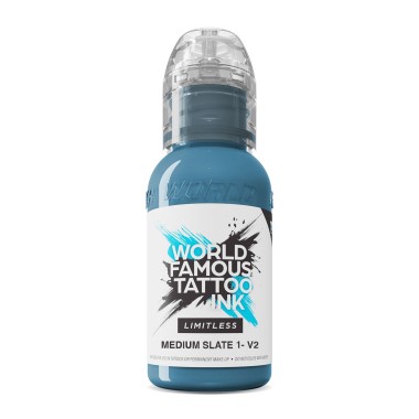 MEDIUM SLATE 1 V2 - World Famous Limitless - 30ml - Colore Tattoo REACH