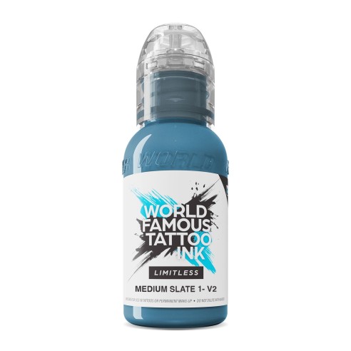 MEDIUM SLATE 1 V2 - World Famous Limitless - 30ml - Colore Tattoo REACH