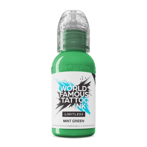 MINT GREEN - World Famous Limitless - 30ml - Colore Tattoo REACH