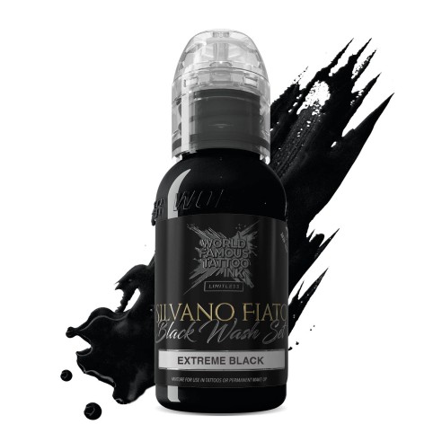 EXTREME BLACK Silvano Fiato - World Famous Limitless - 30ml - Colore Tattoo REACH