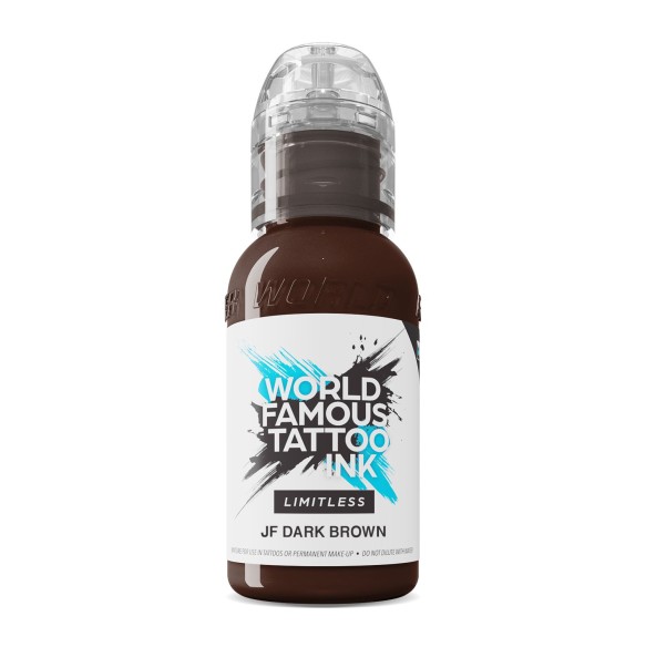 JF DARK BROWN - World Famous Limitless - 30ml - Colore Tattoo REACH