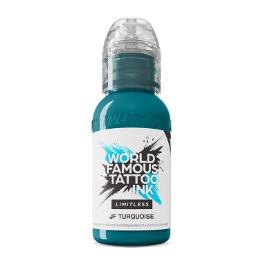 JF TURQUOISE - World Famous Limitless - 30ml - Colore Tattoo REACH