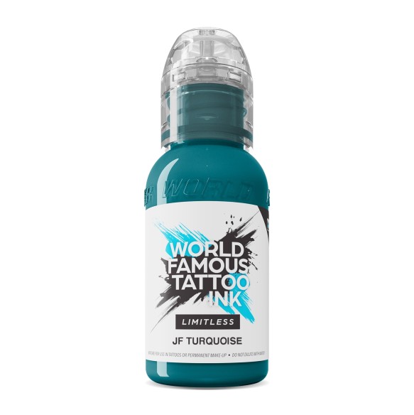 JF TURQUOISE - World Famous Limitless - 30ml - Colore Tattoo REACH