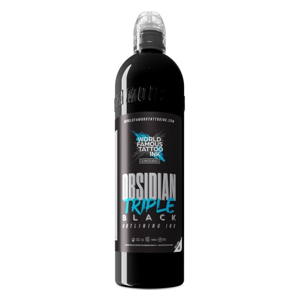 OBSIDIAN TRIPLE BLACK - World Famous Limitless - 240ml - Colore Tattoo REACH