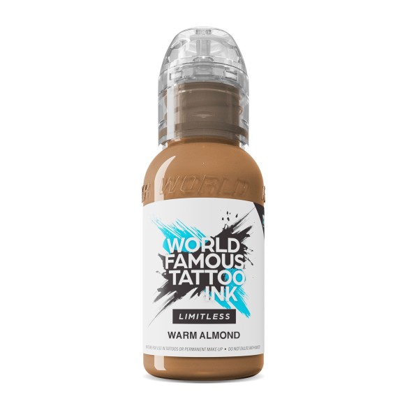 WARM ALMOND - PINK RIBBON World Famous Limitless - 30ml - Colore Tattoo REACH
