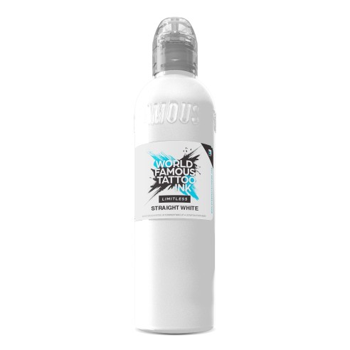 STRAIGHT WHITE - World Famous Limitless - 120ml - Colore Tattoo REACH
