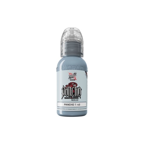 A.D. Pancho PASTEL GREY Set V2 - World Famous Limitless - 6 × 30 ml - Colori Tattoo REACH