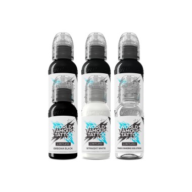 Yarson DARK Set - World Famous Limitless - 6 × 30 ml - Colori Tattoo REACH