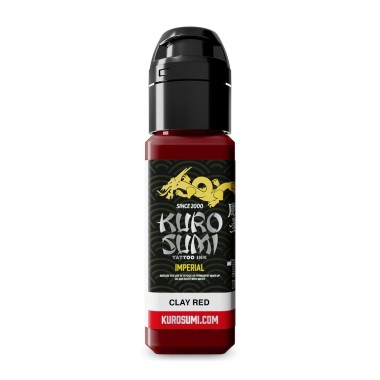 CLAY RED - Kuro Sumi Imperial - 22ml - Colore Tattoo REACH