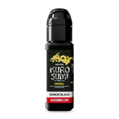 DEMON BLACK - Kuro Sumi Imperial - 22ml - Colore Tattoo REACH