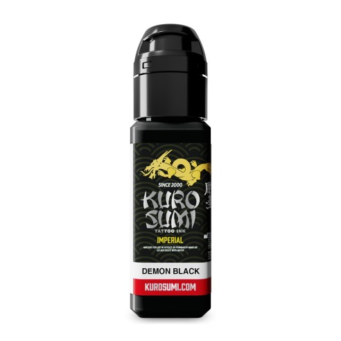 DEMON BLACK - Kuro Sumi Imperial - 22ml - Colore Tattoo REACH