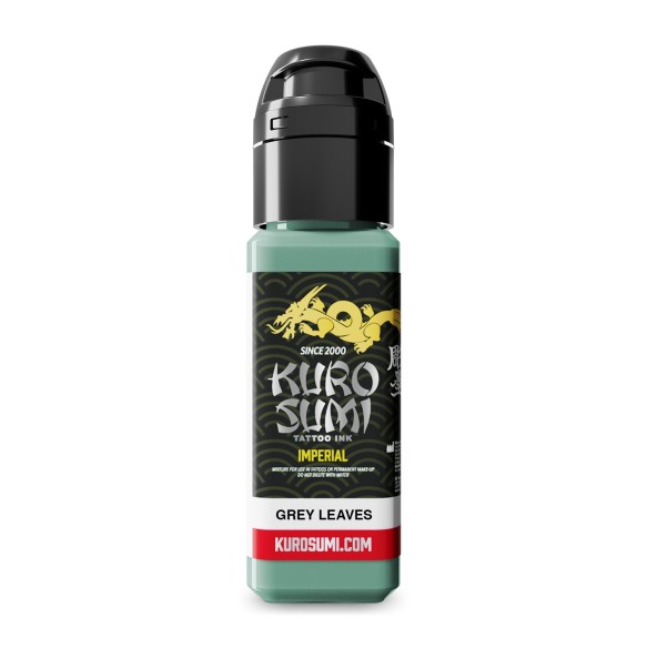 GREY LEAVES - Kuro Sumi Imperial - 22ml - Colore Tattoo REACH