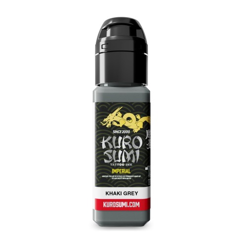 KHAKI GREY - Kuro Sumi Imperial - 22ml - Colore Tattoo REACH