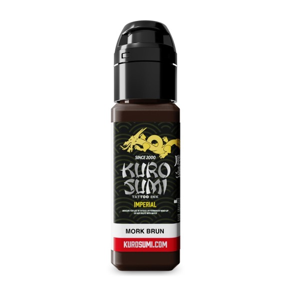 MORK BRUN - Kuro Sumi Imperial - 22ml - Colore Tattoo REACH