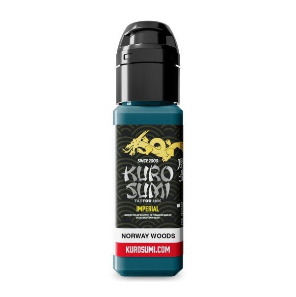 NORWAY WOODS - Kuro Sumi Imperial - 22ml - Colore Tattoo REACH