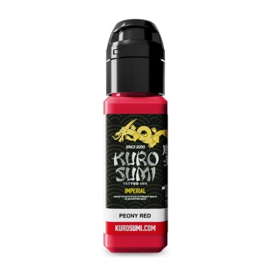 PEONY RED - Kuro Sumi Imperial - 22ml - Colore Tattoo REACH