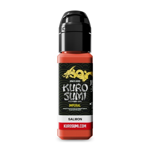 SALMON - Kuro Sumi Imperial - 22ml - Colore Tattoo REACH