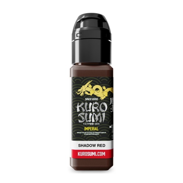 SHADOW RED - Kuro Sumi Imperial - 22ml - Colore Tattoo REACH