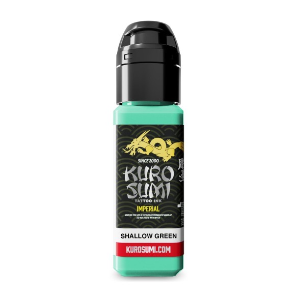 SHALLOW GREEN - Kuro Sumi Imperial - 22ml - Colore Tattoo REACH