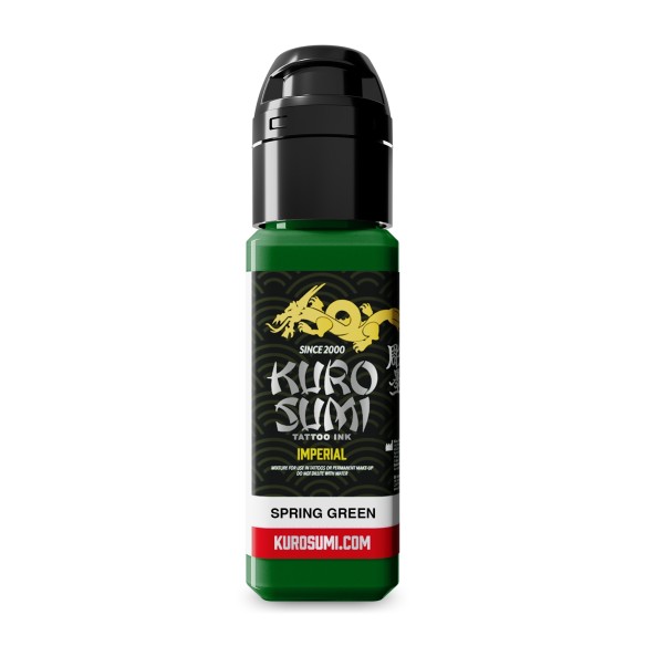 SPRING GREEN - Kuro Sumi Imperial - 22ml - Colore Tattoo REACH