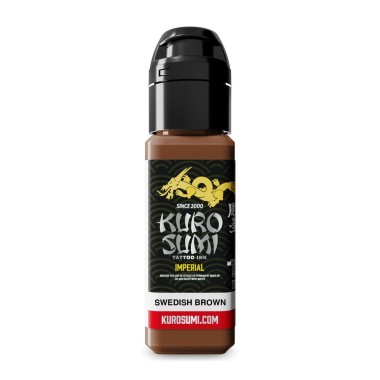 SWEDISH BROWN - Kuro Sumi Imperial - 22ml - Colore Tattoo REACH