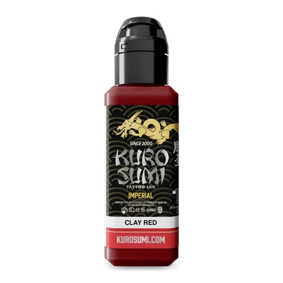 CLAY RED - Kuro Sumi Imperial - 44ml - Colore Tattoo REACH