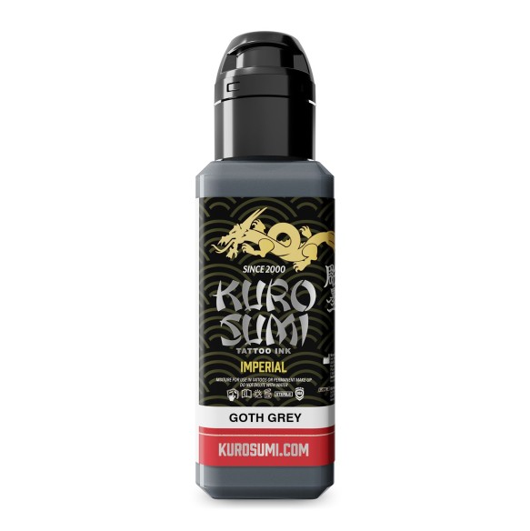 GOTH GREY - Kuro Sumi Imperial - 44ml - Colore Tattoo REACH