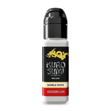 MARBLE WHITE - Kuro Sumi Imperial - 44ml - Colore Tattoo REACH