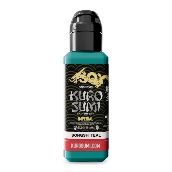 SONGSHI TEAL - Kuro Sumi Imperial - 44ml - Colore Tattoo REACH