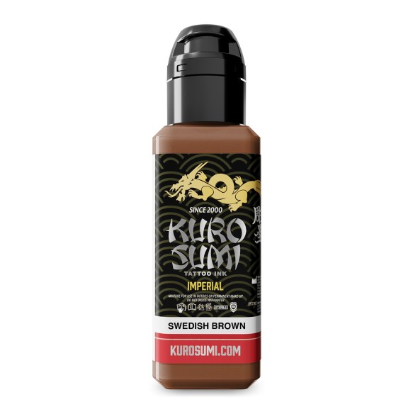 SWEDISH BROWN - Kuro Sumi Imperial - 44ml - Colore Tattoo REACH
