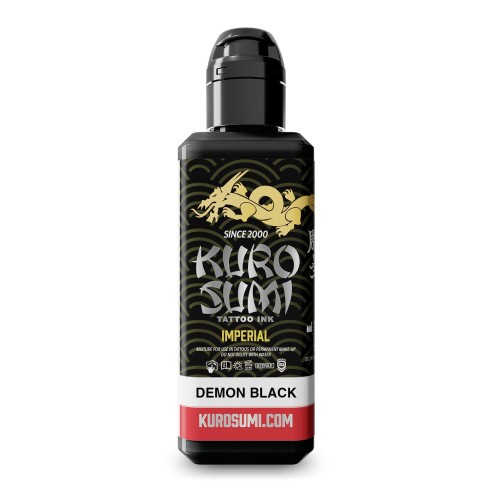 DEMON BLACK - Kuro Sumi Imperial - 88ml - Colore Tattoo REACH